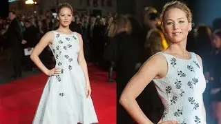 Jennifer Lawrence at Mockingjay Part 1 London Premiere