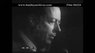 Jim Garrison answers questions.  Archive film 96224