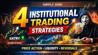 4 Institutional-Grade Price Action Strategies | High Accuracy Trading Setups (All Markets)