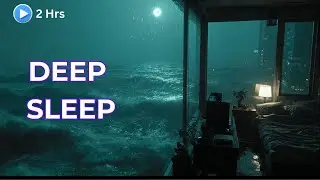 Fall Asleep Naturally 🌧️ 2 Hours of Rain & Ocean Waves
