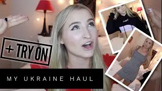 My haul from Ukraine + try on | Travel Haul | YulzBeautie