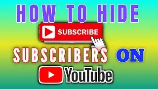 How to Hide Subscribers On YouTube #HowToHideSubscribersOnYouTube #Trending #MostSearched