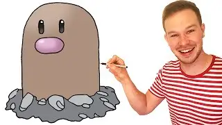 How to Draw Diglett (Pokemon) Step by Step Art Lesson