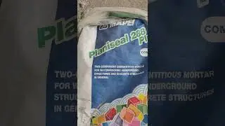 #waterproofing Chemical Coating 01 coat application with chemical details. #buildingconstruction