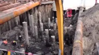 Ontgraving bouwput Amstelkwartier