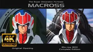 MACROSS Opening Video | Original & Blu-ray Edition Comparison | 4K UHD Robotech