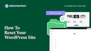 How To Reset Your WordPress Website With Elementor Hosting ♻ #elementor #hosting #resetwebsite