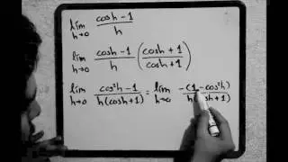 Demostración límite (cosx-1)/x