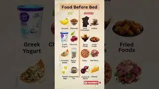 Best Foods to Eat Before Bed 🌙🥛 | Sleep-Friendly Foods #shorts #healthyfood #food