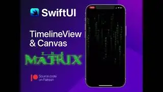 TimelineView and canvas swiftUI | matrix