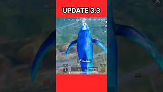 BLUE WHALE IN PUBG 3.3 UPDATE 🐋  #pubgmobile #pubg #bgmi #newupdate #shorts