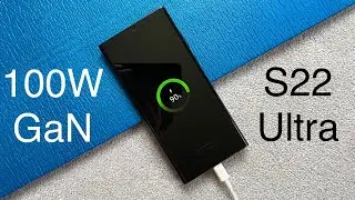 Time to Charge: Samsung Galaxy S22 Ultra with 100W GaN Charger!