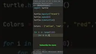 draw a flower using python #python #pythonturtle