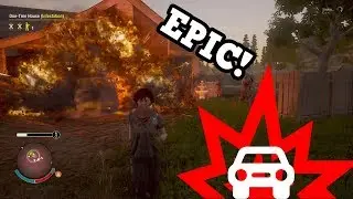 STATE OF DECAY 2! EPIC EXPLOSION MOMENT! COOLEST ACCIDENT EVER!