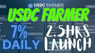 USDC FARMER 7% DAILY, Launches in 2HRS, CROPS FARMER CLONE, AVAX CHAIN, PAYS USDC