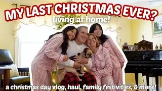 MY LAST CHRISTMAS LIVING AT HOME?! (Christmas Day Vlog, haul, family festivities, good eats, & more)