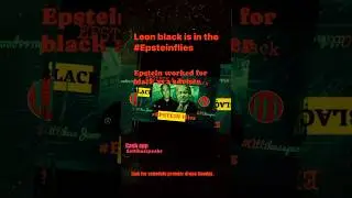 #LeonBlack in the #EpsteinFiles