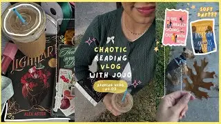 Chaotic reading vlog!! soft dnf?? & book mail!! 📖💚🌟