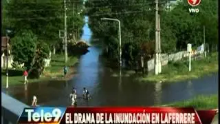 El drama de la inundaci&oacute;n en La Ferrere. (30-10-14)