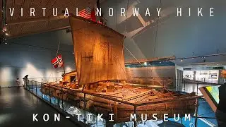 Winter walk in Oslo and visit to Kon Tiki Museum
