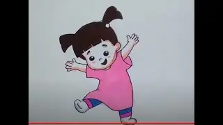 How to Draw a Boo Character on Film Monsters Inc