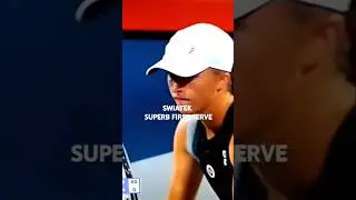 IGA SWIATEK SUPERB FIRST SERVE #shorts