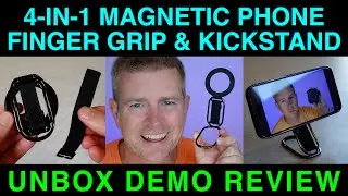 Обзор демо-версии MagSafe Phone Finger Grip и подставка с несколькими углами наклона от SuperOne