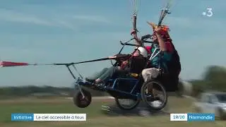 Journée Handiciel : baptêmes de parapente pour des personnes en situation de handicap
