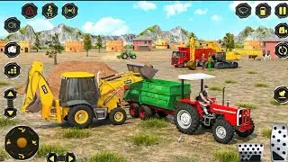 New JCB and tractor game video | gamer SPK Sonu | Jcb tractor game