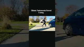 1)Basic Taekwondo forms II Jang#motivation #taekwondo.