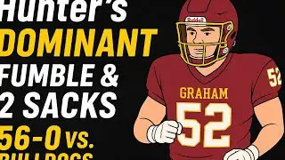 Hunter&rsquo;s DOMINANT Defensive Clinic: 1 Fumble & 2 Sacks in a 56-0 Blitz #52 @247sports @on3recruits
