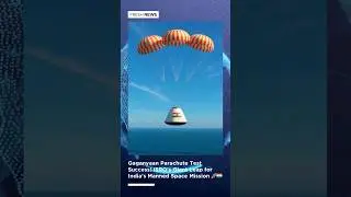 Gaganyaan Parachute Test Success! ISRO's Giant Leap for India's Manned Space #fxyoeditz  🚀🇮🇳