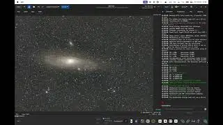 Stackowanie i obróbka galaktyki M31 Andromeda (Siril, Starnet++, Darktable)