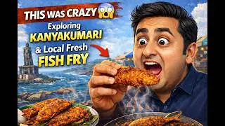 Kanyakumari Night Life 🌙 | Local Market & Surmai Fish Fry Experience