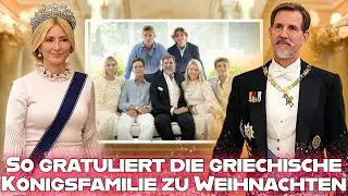 So verschickt die griechische Königsfamilie nach einem ereignisreichen Jahr ihre Weihnachtsgrüße