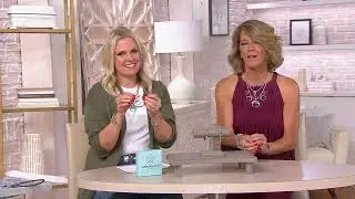 American West Sterling Silver Oval Gemstone Tennis Bracelet on QVC