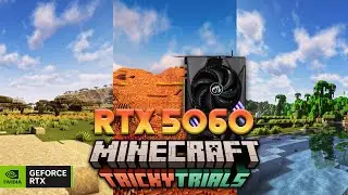 Minecraft 1.21.7 10 Shaders On RTX 5060 | 1080p Visuals and Performance Comparison