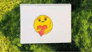 HOW TO DRAW FACEBOOK CARE REACT | STEP BY STEP | Sinu's Diary