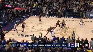 Steph Curry Hits 4,000 3-Pointers & Keeps Breaking Records 🎯 In a Class of His Own! #nba #basketball