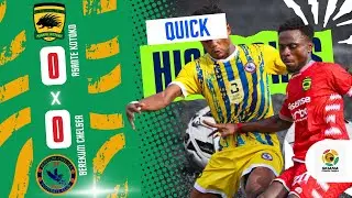 QUICK HIGHLIGHTS | Asante Kotoko 0-0 Berekum Chelsea | GPL Matchweek 18