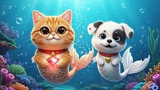 ✨🐾💎Magical Cat Story: The Quest for the Mermaid's Pearl