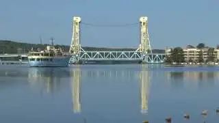 Panasonic HC-X920 Time-lapse Demo - Portage Lake Lift Bridge 2