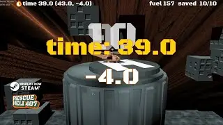 Speedrun Helicopter Rescue?! Try Beating My Time | Retro Indie Game on Steam