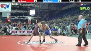 Junior 145 - Joe Grable (Washington) vs. Collin Dalota (Wisconsin)
