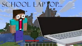 LIVE Minecraft speedrun on my school laptop&hellip; will I succeed?