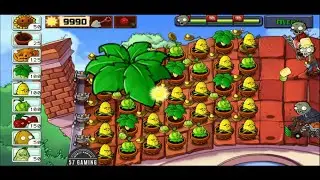 Using Umbrella Leaf to Protect nearby plants from bungees and catapults @PlantsVsZombies