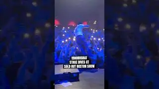 #1900Rugrat stage dives at sold out show with #bossmandlow 🔥🔥 #shorts #rap #concert #hiphop