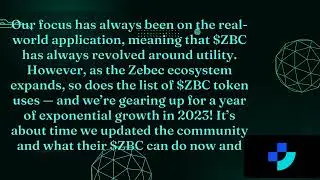 what to know about Zebec Token mechanics