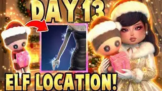 DAY 13 LANA ELF DOLL LOCATION IN DRESS TO IMPRESS! SECRET *ADVENT CALENDAR* REWARDS! DTI