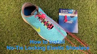 How To Install No tie Locking Elastic Shoelace